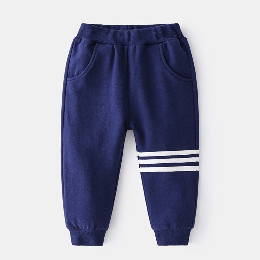 Bộ Thu Đông Cho Bé BINBON KIDS, Bộ dài tay bé trai 3 Vạch Chất Nỉ Da Cá Cho Bé từ 7-27kg