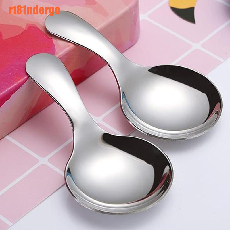 Muỗng Múc Gia Vị Bằng Thép Không Gỉ Tay Cầm Ngắn Dễ Thương