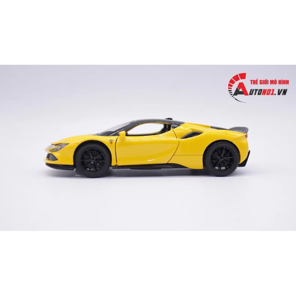 MÔ HÌNH XE FERRARI SF90 STRADALE YELLOW 1:32 7470