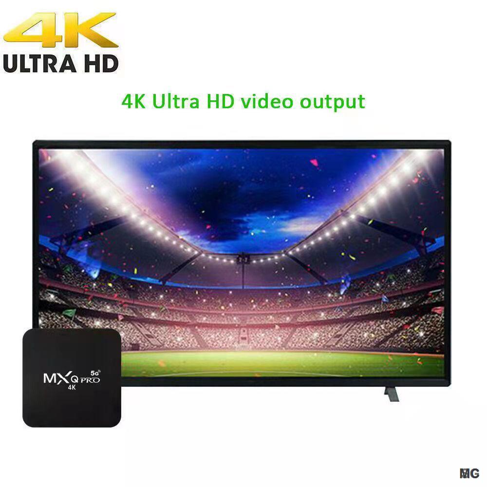 Tv box Thông Minh 4K MXQ Pro 2.4G 8Gb/128ggb WiFi Android 10.1 Và Phụ Kiện