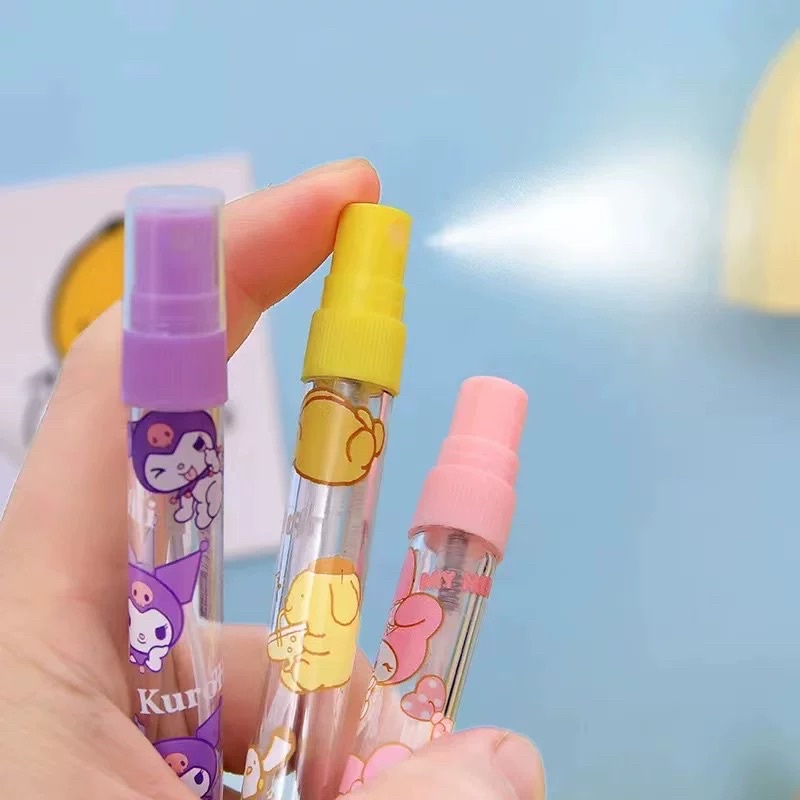 Bút Bi Kim Bình Xịt Sanrio: Kuromi, Melody, Cinnamoroll, Pompompurin