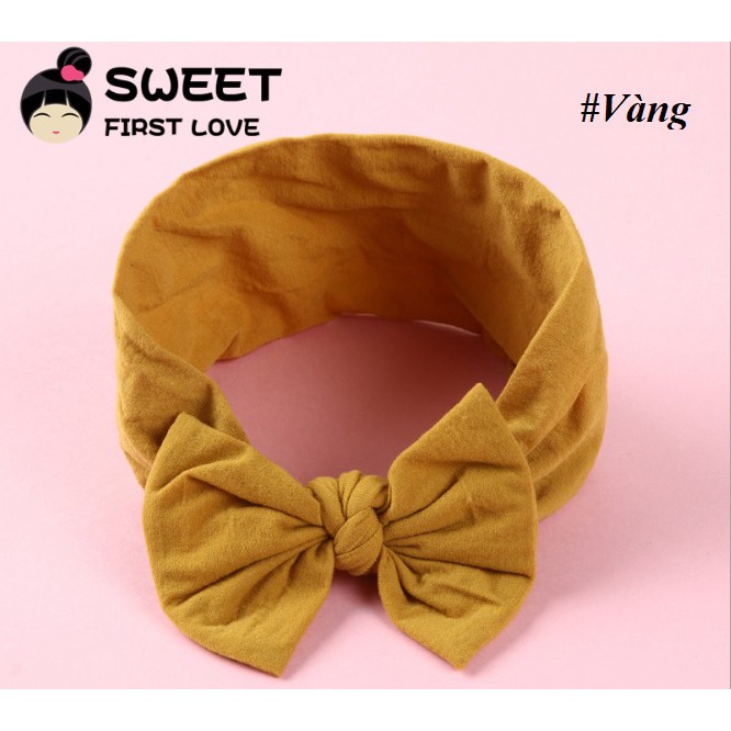 TURBAN BẢN NHỎ COTTON MỊN DÀNH CHO BÉ GÁI 0-5 Tuổi