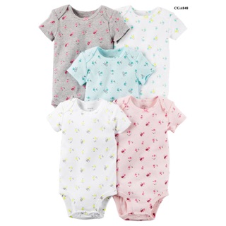 Combo 5 body cộc tay bé gái