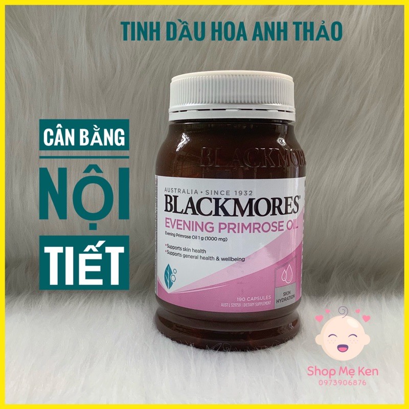 Tinh Dầu Hoa Anh Thảo Blackmores Evening 190 viên - Úc