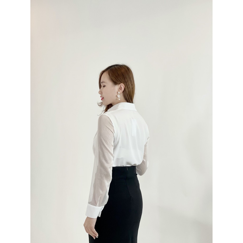 Áo sơ mi nữ thiết kế cao cấp Emvy H15