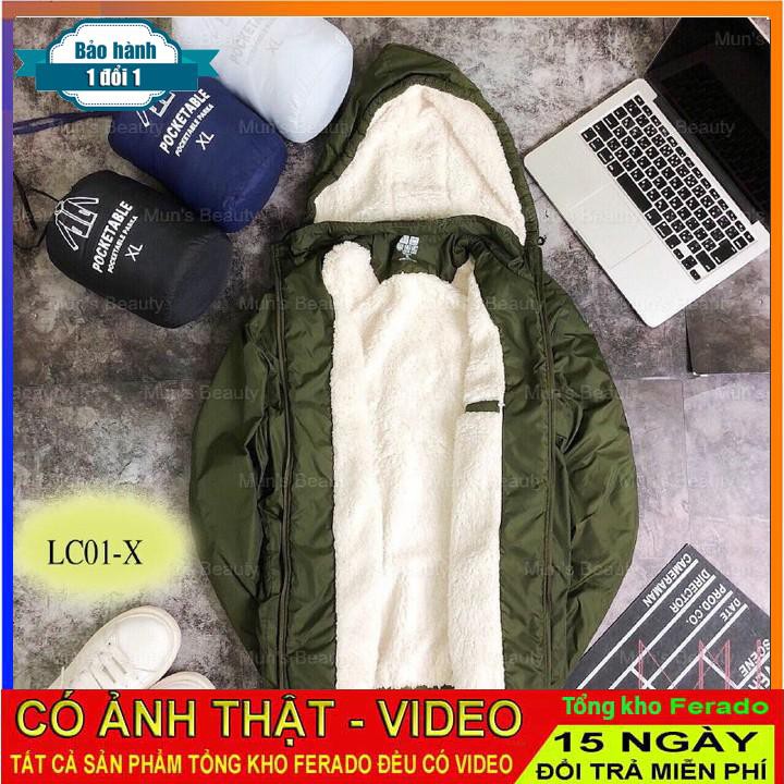 [ xả kho ] PM Áo gió lót lông LC01-X cực dày dặn PM Fashion