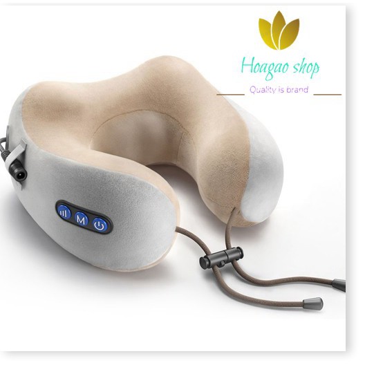 Gối massage vòng cổ chữ U đa năng cao cấp, 3 chế độ thông minh, pin lithium, siêu tiện dụng