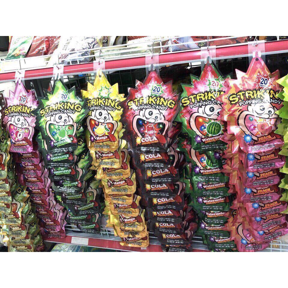 Kẹo nổ Striking Popping Candy  - Ăn vặt trở về tuổi thơ