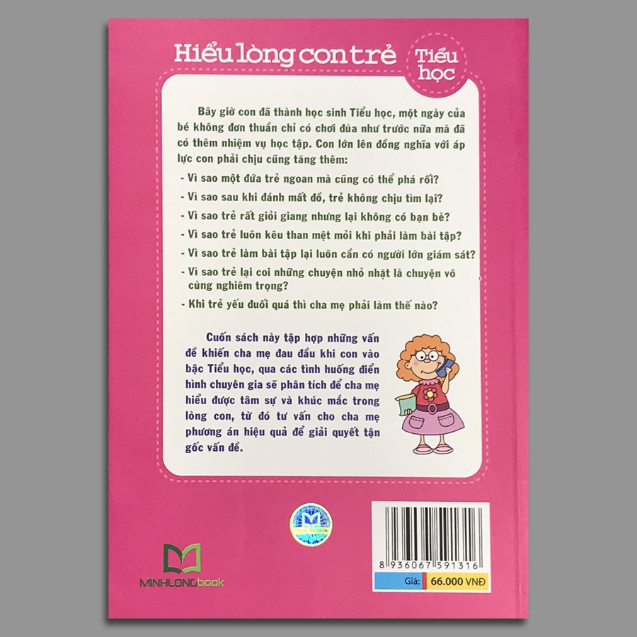Sách: Hiểu lòng con trẻ - Tiểu học