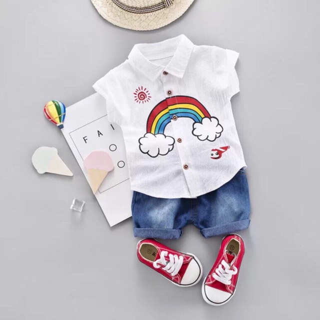 Combo bộ quần áo bé trai. Chất cotton siêu mát, tạo phong cách thật cool cho bé. Đủ sz cho các bé nha các mẹ.
