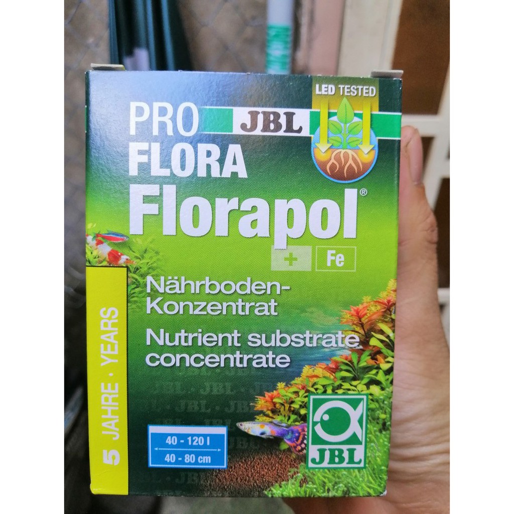 Cốt nền JBL-Florapol xuất xứ tại Đức hộp 350g dành cho hồ thủy sinh