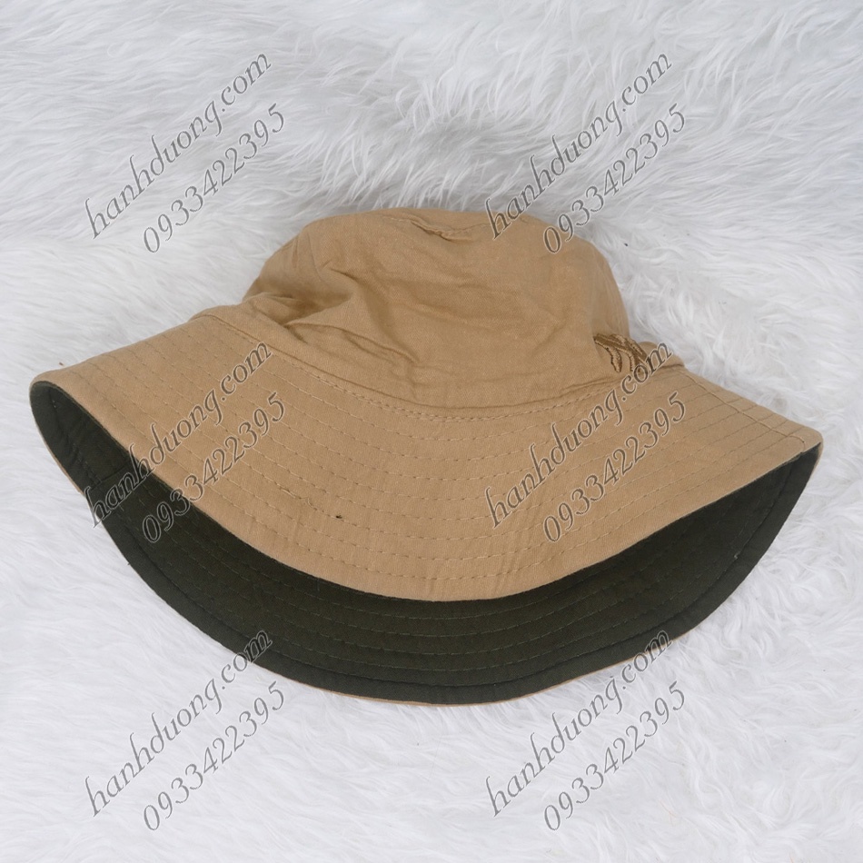 Nón bucket NY nón tai bèo hai mặt mũ bucket vành nhỏ phù hợp cả nam và nữ