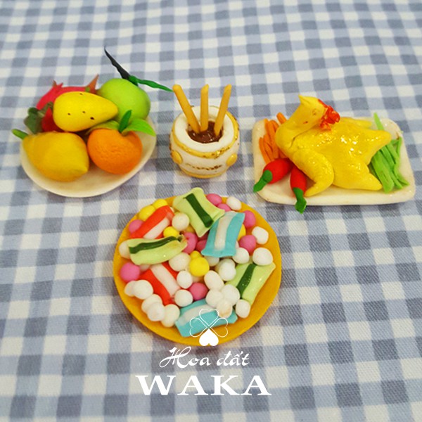 Set Mâm Cúng Mini 01- Mô hình 1/12