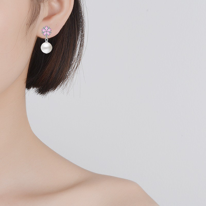 Bông Tai Ngọc Trai Hàn Quốc S925 Mạ Bạc Bạch Kim Không Gây Dị Ứng Bông tai Ngọc Trai Ngắn Bông Tai Ngọc Trai Đính Ngọc Trai Bộ Đôi Bông Tai