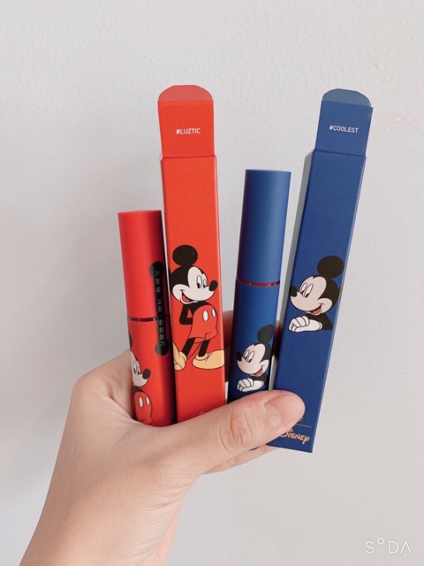 (chính hãng Hàn quốc, có sẵn) Son kem #3ce bản #Disney chuột #Mickey