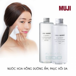 Nước hoa hồng Muji 400ml light toning water