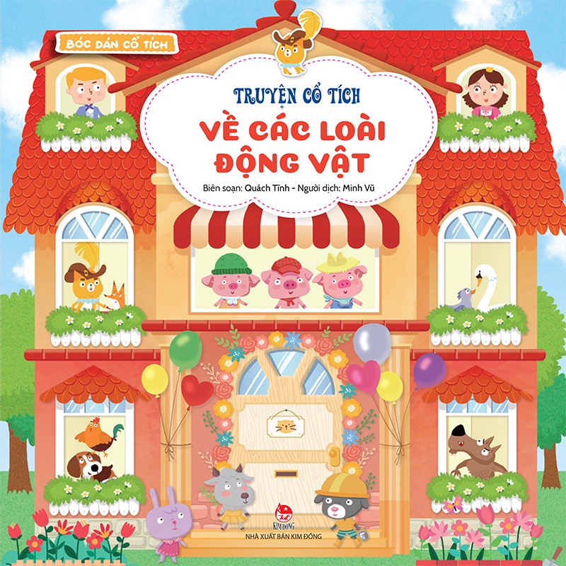 Sách - Bóc dán cổ tích - Truyện cổ tích về các loài động vật