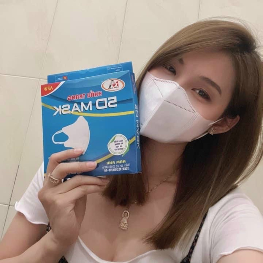 Khẩu Trang 3D Mask FAMAPRO NAM ANH Hộp 10 Cái