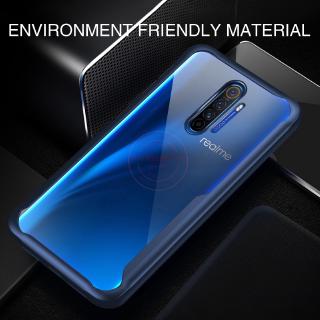 For Realme X2 Pro Case Transparent Back+Thickened Anti-Scratch Four Corners Slim Thin Cover