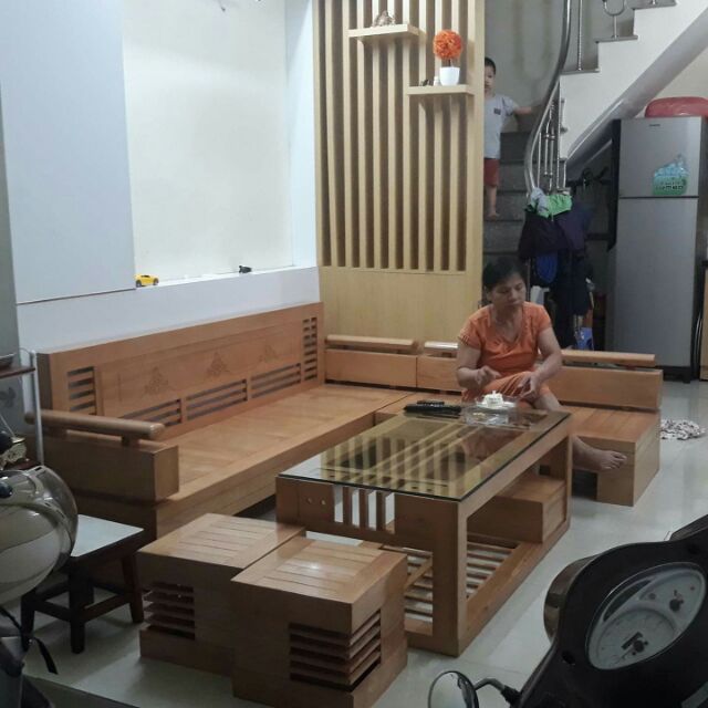 Bộ bàn ghế phòng giá rẻ  2m1x1m8
