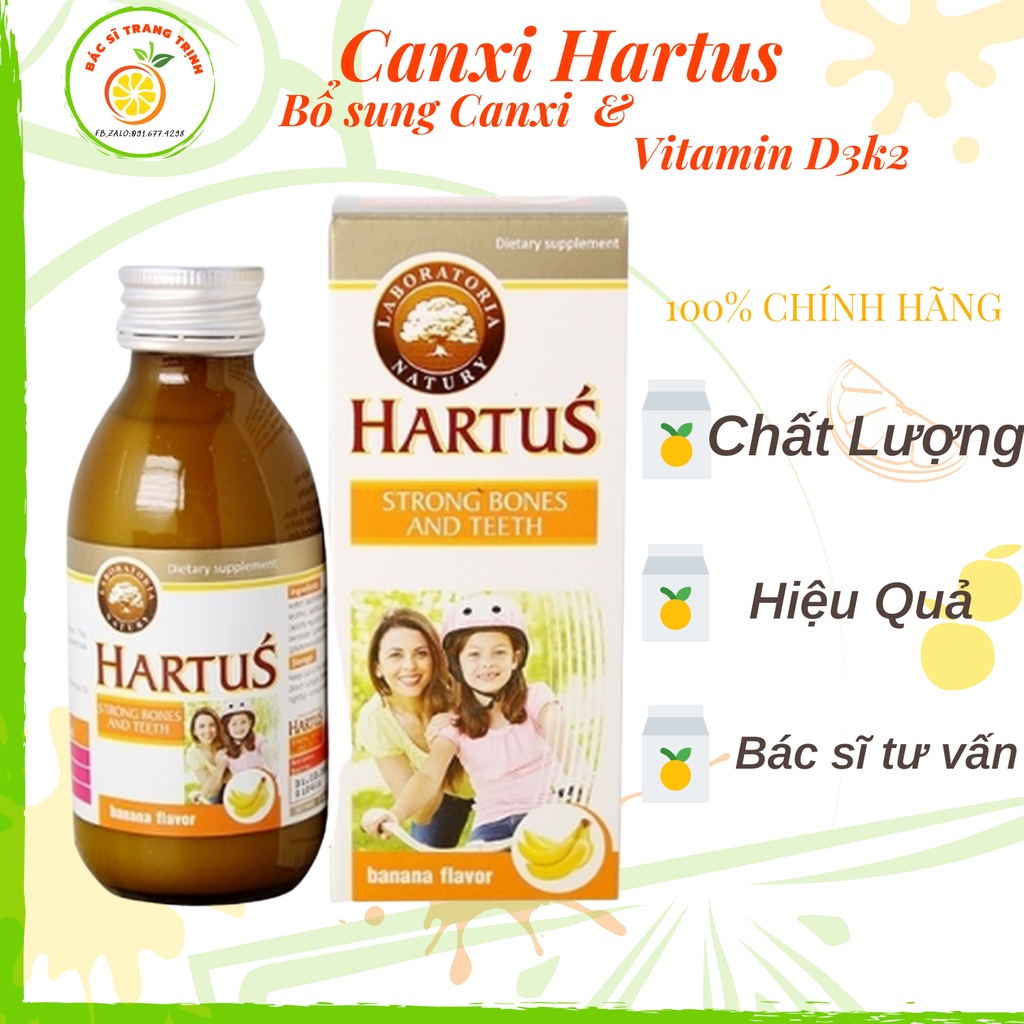 Canxi hartus Vitamin d3 k2 mk7 Canxi cho bé D3 cho trẻ sơ sinh Canxi nano Bổ sung canxi hữu cơ cho bé Tăng chiều cao