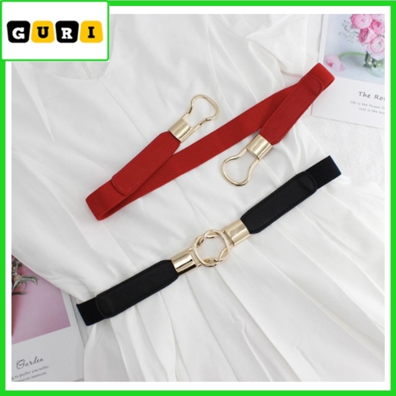 THẮT LƯNG NỮ ROUND, DÂY NỊT NỮ GURI CO GIÃN CAO CẤP TL01