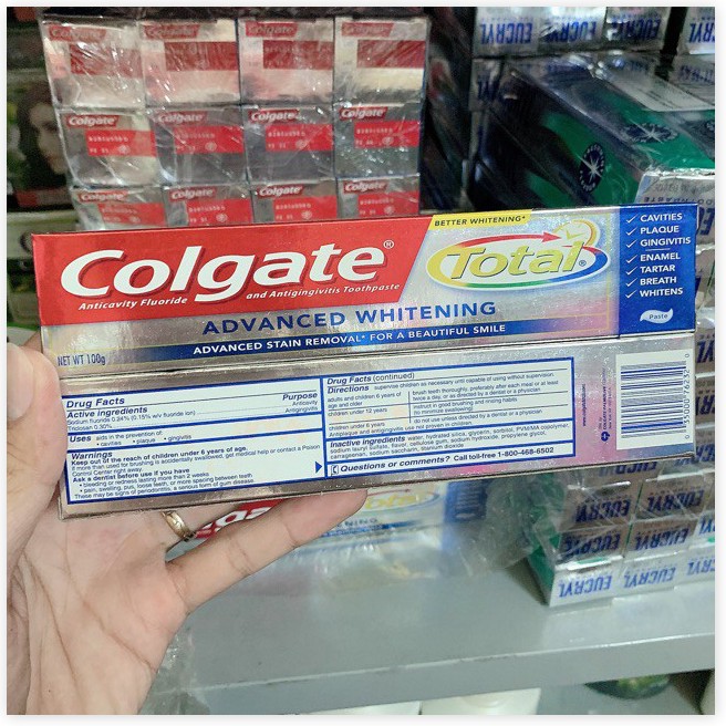 [ giá sỉ tại kho] Kem đánh răng colgate total 200g