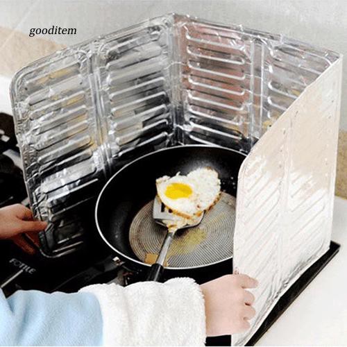 Miếng nhôm che cách nhiệt chống bắn dầu khi nấu nướng chuyên dụng kích thước 28cm x 33cm