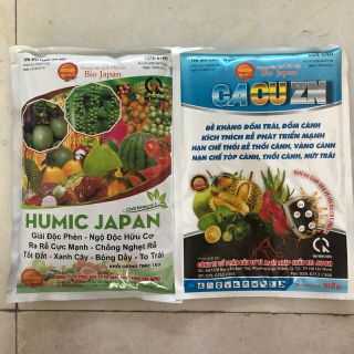 Bộ đôi humic japan + CA CU ZN