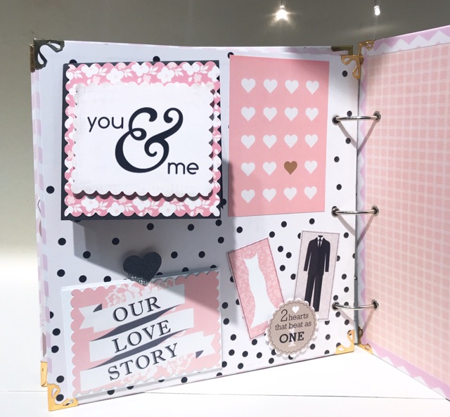 [Album ảnh Handmade] Wedding scrapbook - album cưới