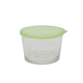 Hộp thủy tinh tròn có nắp đậy 250ml  - Nhật Bản - Tetuchan Store