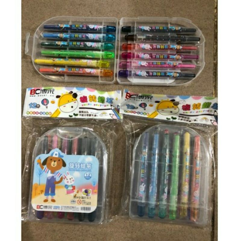 Sáp vặn 12 và 18 màu