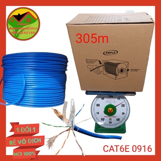 Dây cáp mạng cat6e 0916 amplx cuộn 305m