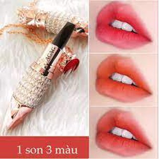 Son nữ hoàng 3 màu trên 1 thỏi son ag$ag