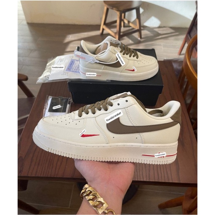 Giày thể thao air force 1 trắng,xanh,nâu Giày sneaker AF1 trắng nam nữ siêu hot dễ phối đồ - Hàng sẵn tặng Full Box Bill