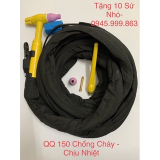 [ TẶNG 2 SỨ VAT - BỘ 4M ] Dây hàn Tig sứ nhỏ Chống Cháy Chịu Nhiệt - Phụ Kiện Máy Hàn Tig