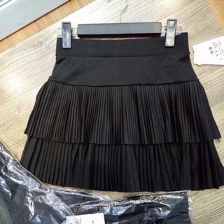 Chân váy xếp ly 2 tầng