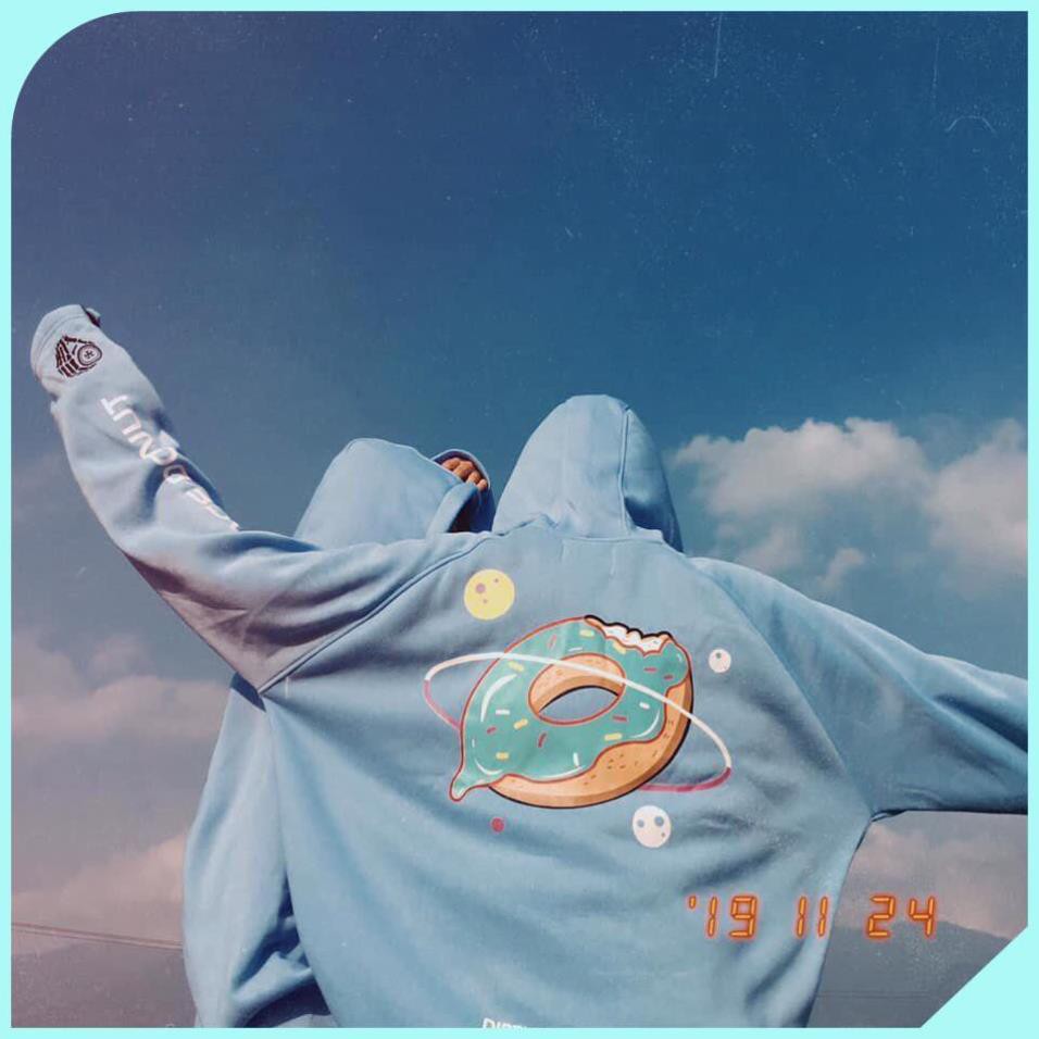 [Hàng Thu Đông] Áo Hoodie Nam Nữ Xanh Donut Chất Cotton Da Cá  Freesize | BigBuy360 - bigbuy360.vn