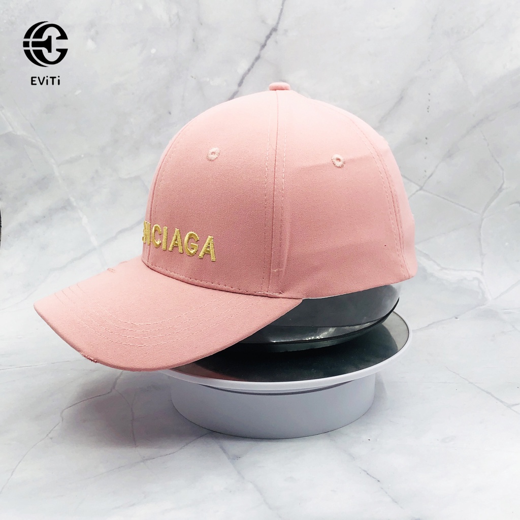 Mũ lưỡi trai - Nón kết thêu Ba.Len.ciaga kiểu rách phong cách thời trang năng động,các tính dành cho cả nam và nữ