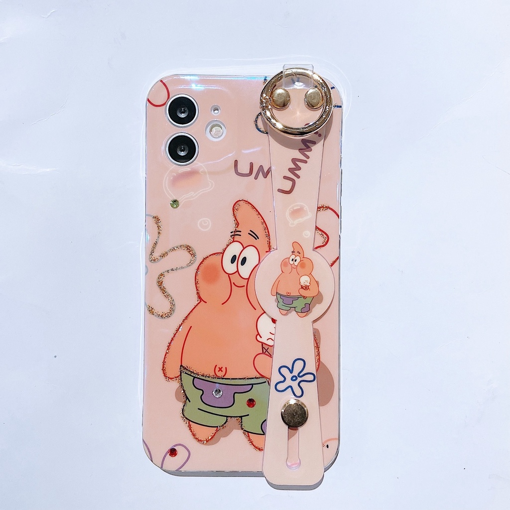 Ốp Điện Thoại epoxy Họa Tiết Dễ Thương Cho iPhone 12promax 12pro 12 7plus 11 11pro x xs XR xsmax QwJG