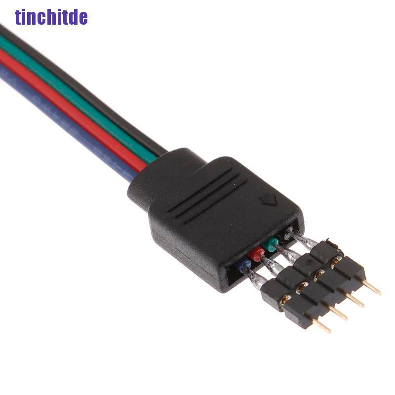Đầu Nối Dây Đèn LED 4 Chấu 15cm 5050 Rgb