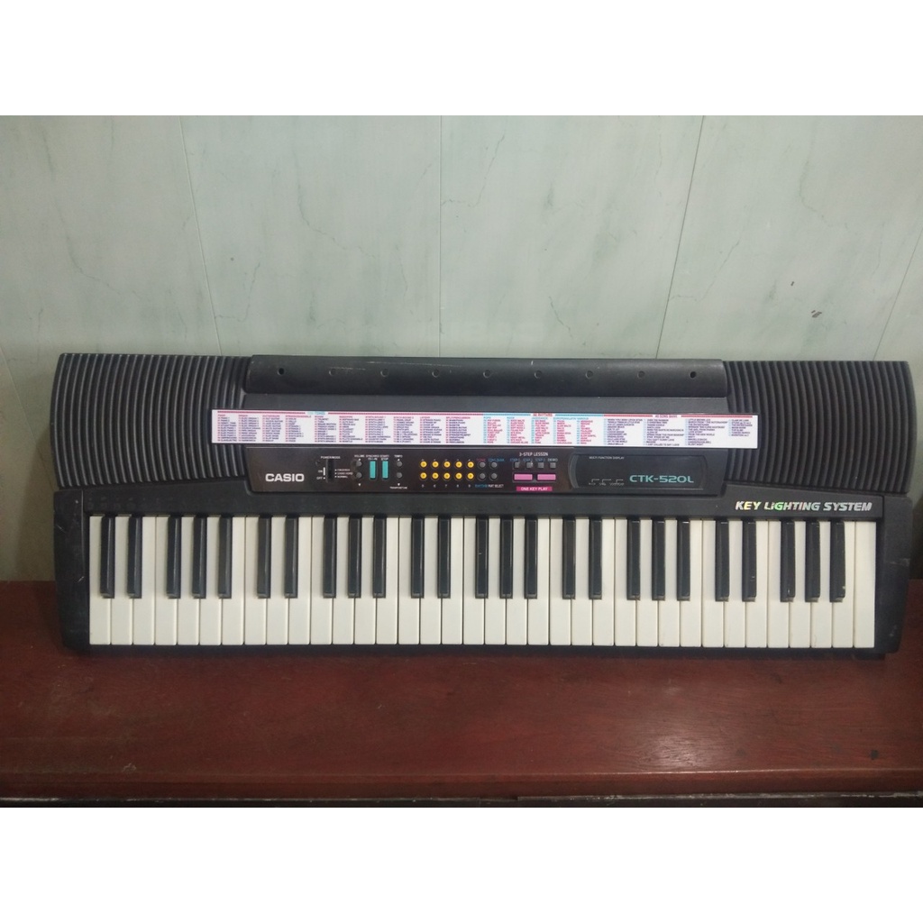 Đàn ocgan Casio 520l phím sáng