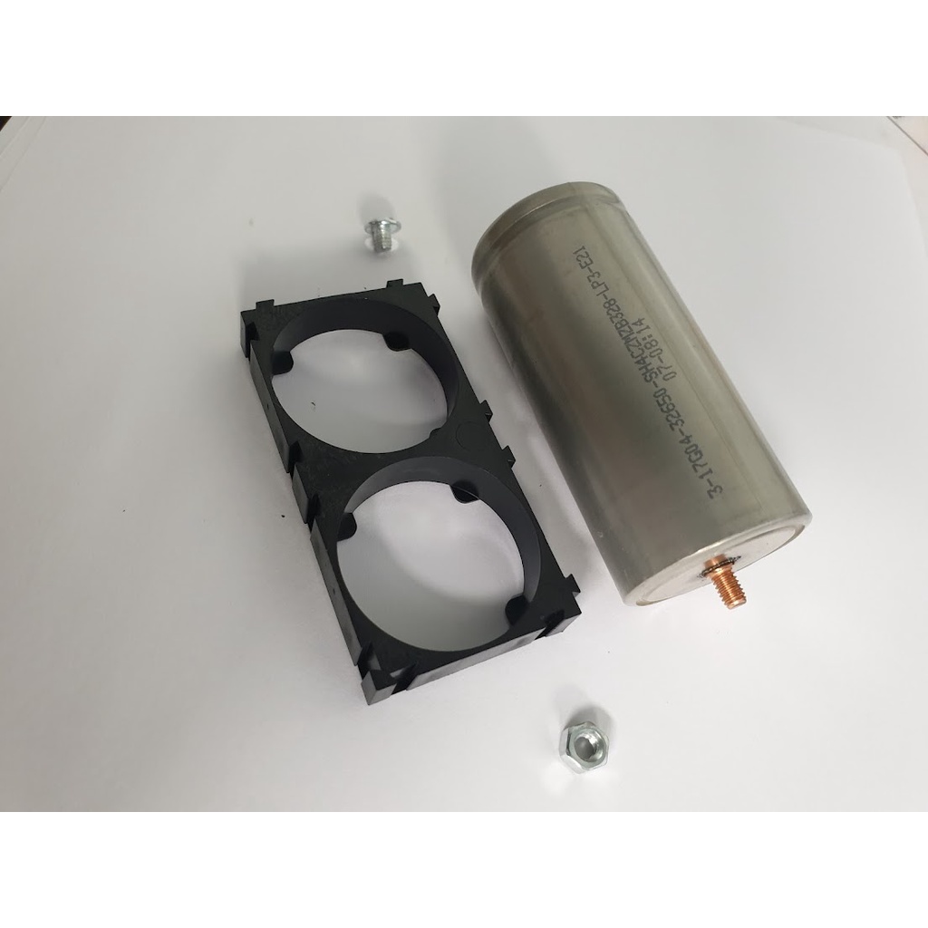 Pin lithium 32650- 3.2V, 6Ah, Pin sạc Lithium sắt, tặng kèm ốc, vít, khung nhựa đôi