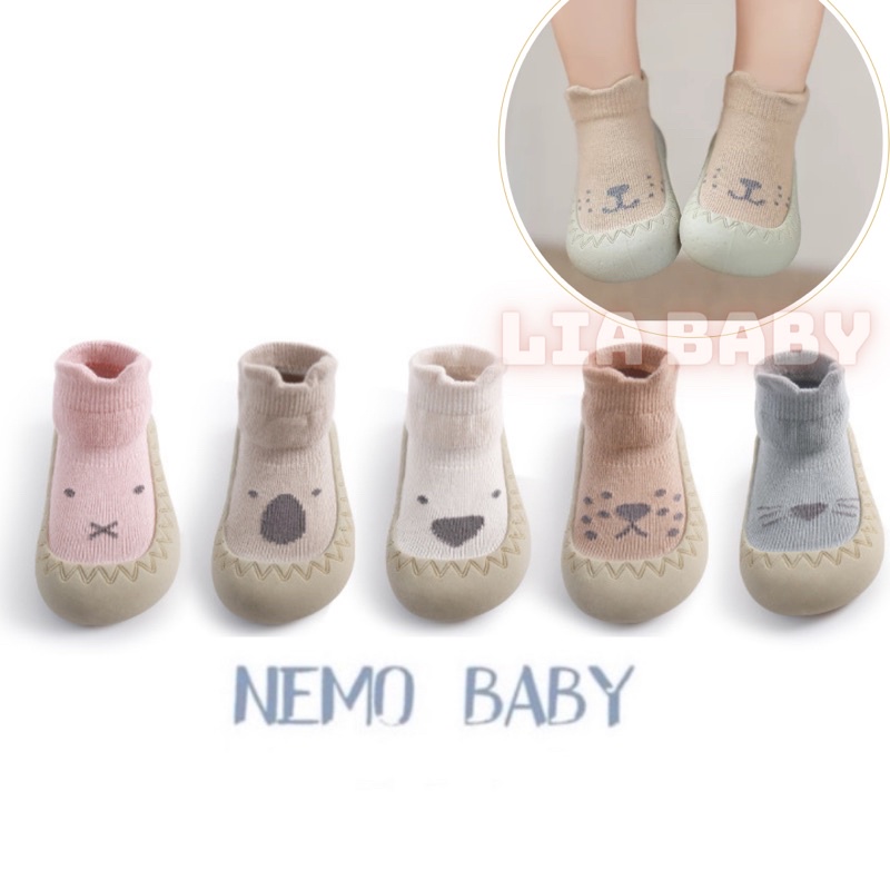 Giày Bún Tập Đi Chống Trượt Nemo Baby Cho Bé