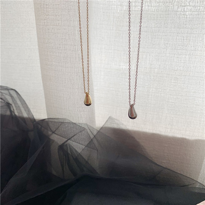 Dây Chuyền Sợi Nhiễn Mặt Giọt Nước - Vani Store [TS000568]