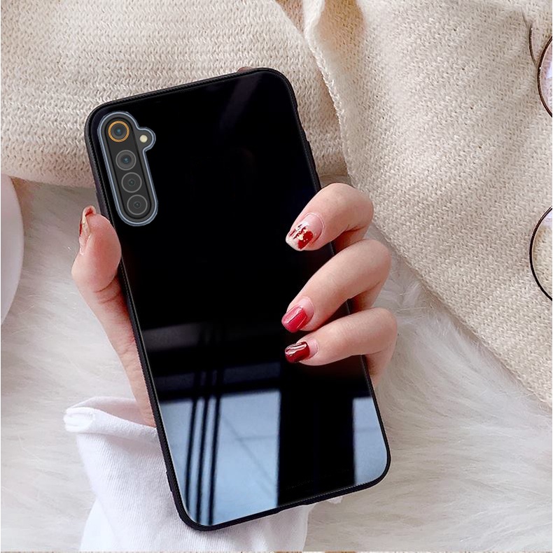 Ốp Lưng REALME 6, 6 PRO Mặt kính gương sáng bóng cao cấp