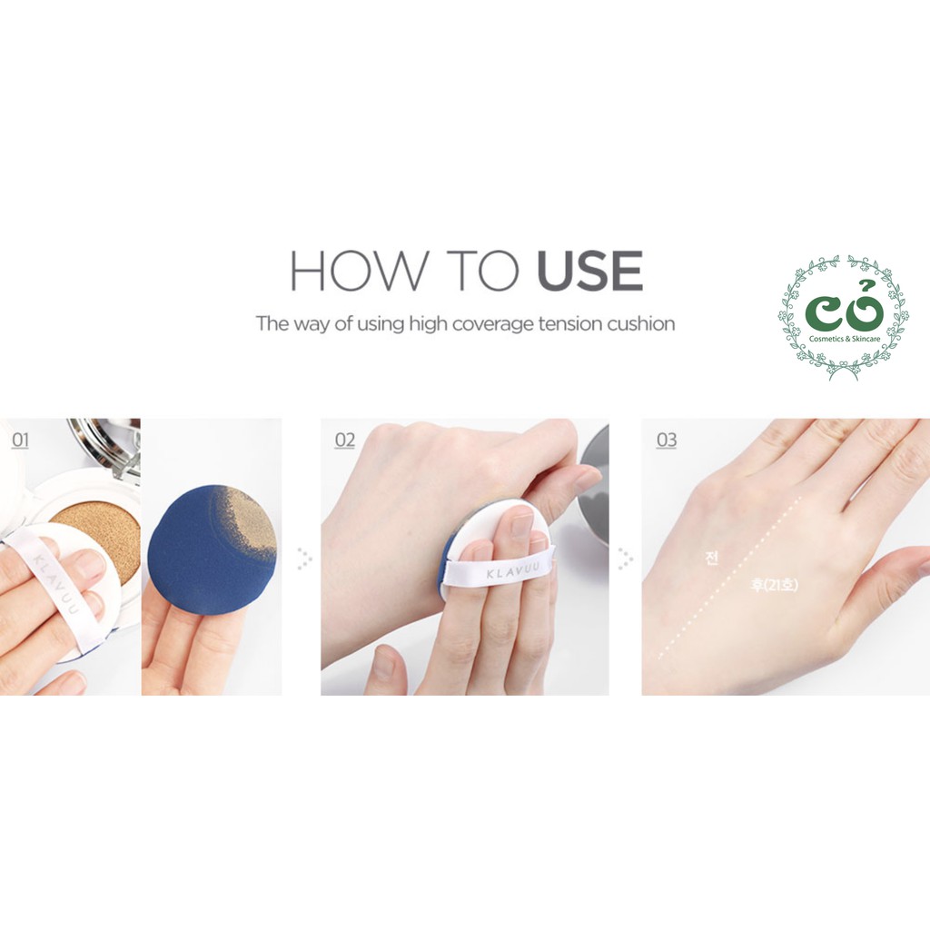 Phấn nước Klavuu Cushion Pearlsation Hight Coverage | BigBuy360 - bigbuy360.vn