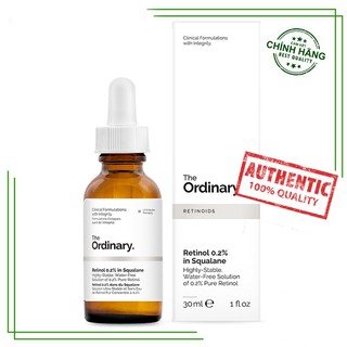 Serum Giảm mụn chống lão hóa The Ordinary Retinol 0.2% In Squalane 30ml