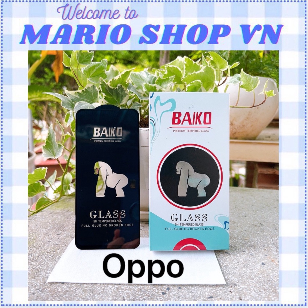 Cường Lực BAIKO KINGKONG Oppo A5 2020/A9 2020/A74 4G/A5S/A7/A12/A3S/A15S/A12E/F11 PRO/RENO 4/RENO 6/6Z/RENO 7/7Z