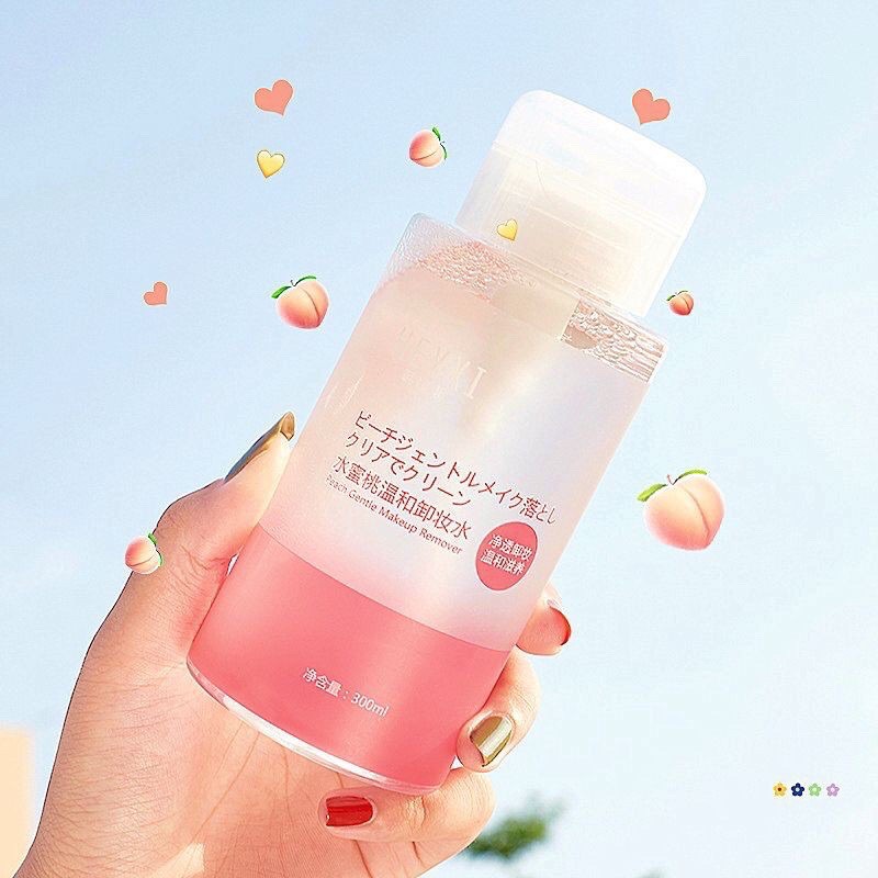 DÀNH CHO MỌI LOẠI DA_ Nước tẩy trang đào HEYXI 300ml làm sạch da_ Nước tẩy trang không cồn | BigBuy360 - bigbuy360.vn